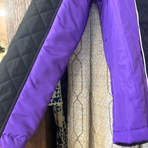 NFL Ladies XL purple/black LI11 jacket new - Picture 4 of 6